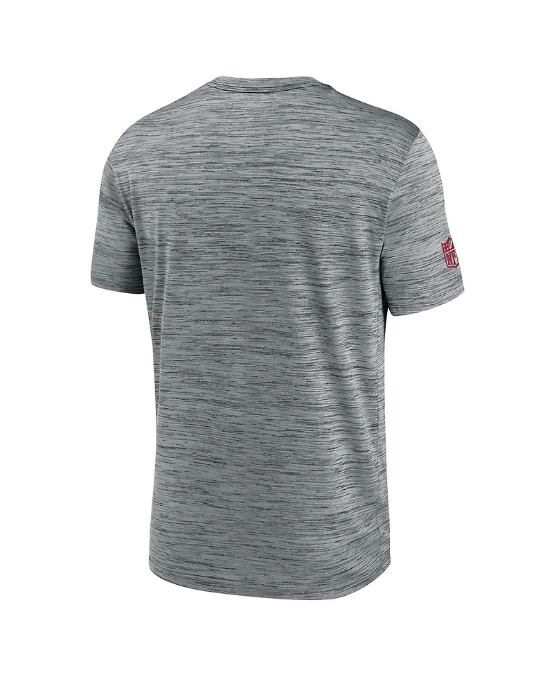Nike Men's Gray San Francisco 49ers Sideline Velocity Performance T-Shirt