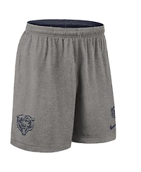 Nike Men's Navy Chicago Bears Sideline Reversible Performance Shorts
