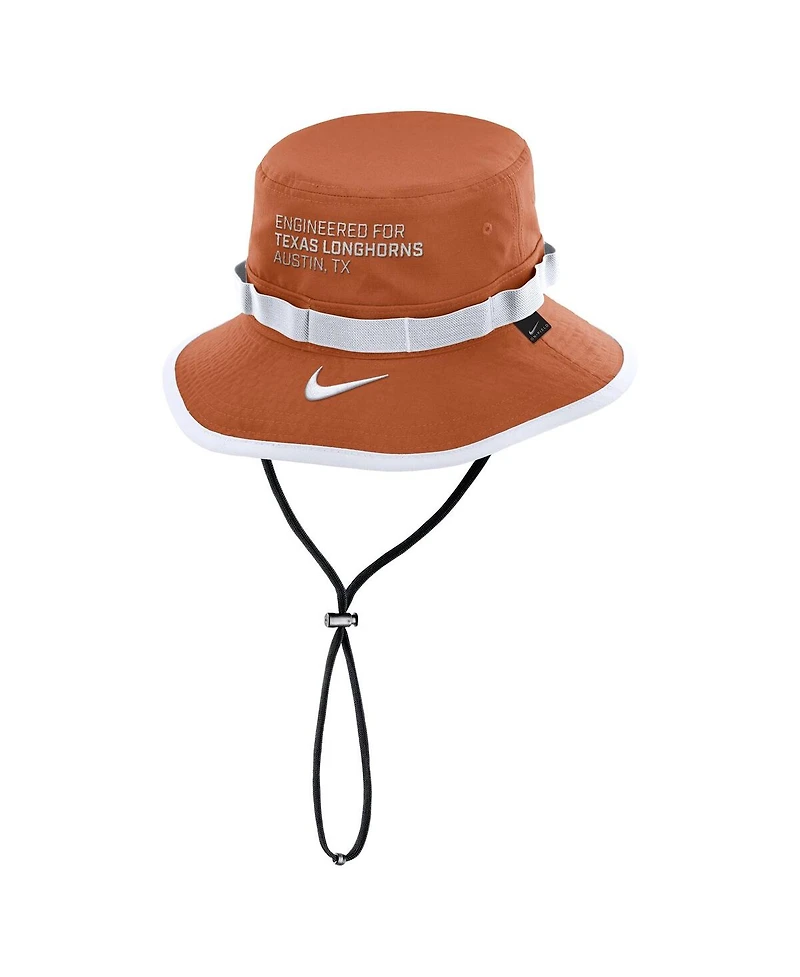 Nike Men's Texas Orange Longhorns 2025 Sideline Apex Boonie Bucket Hat
