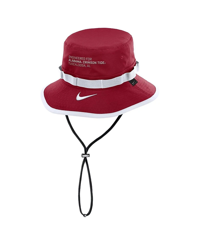 Nike Men's Crimson Alabama Tide 2025 Sideline Apex Boonie Bucket Hat