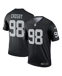 Nike Men's Maxx Crosby Black Las Vegas Raiders Team Legend Jersey