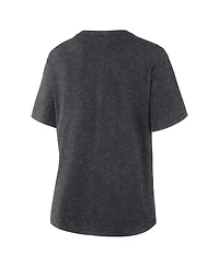 Fanatics Women's Heather Charcoal Utah Mammoth Primary Logo Legacy T-Shirt