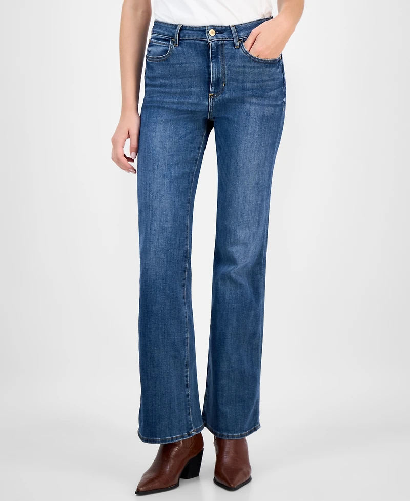 Guess Women's Classic Faye High Rise Bootcut Jeans