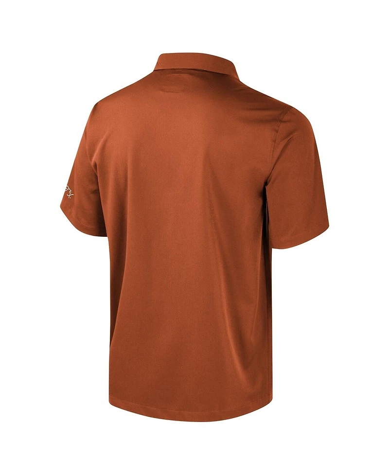 Colosseum Men's Texas Orange Longhorns Strike Bowling Button-Up Shirt