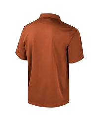 Colosseum Men's Texas Orange Longhorns Strike Bowling Button-Up Shirt