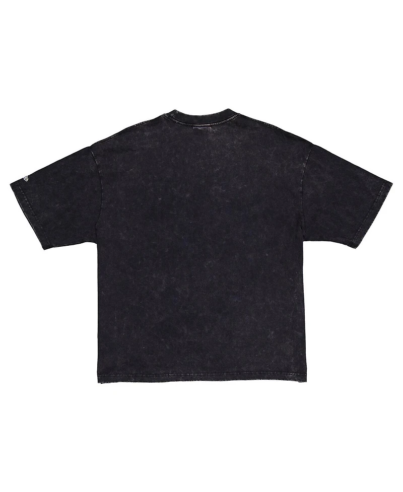 New Era Men's Black York Knicks Sport Classics Enzyme Washed T-Shirt