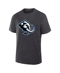 Fanatics Men's Heather Charcoal Utah Mammoth Primary Logo Legacy T-Shirt