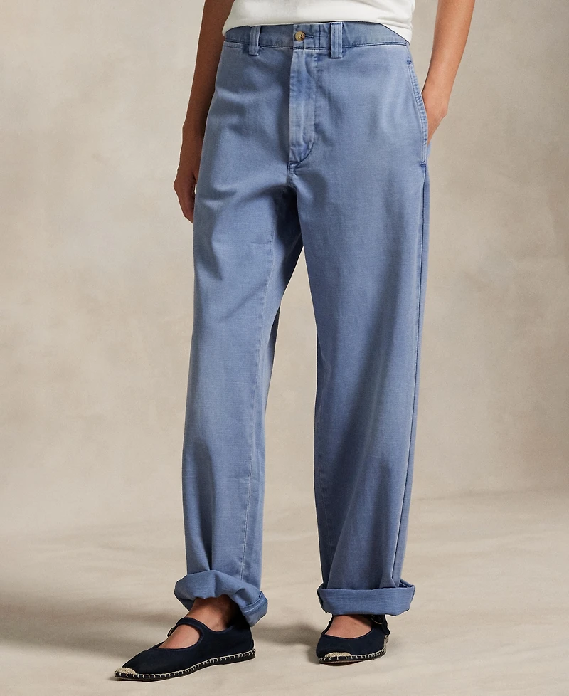 Polo Ralph Lauren Women's Cotton Chino Straight-Leg Pants