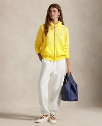 Polo Ralph Lauren Women's Lightweight Fleece Full-Zip Hoodie Sweatshirt