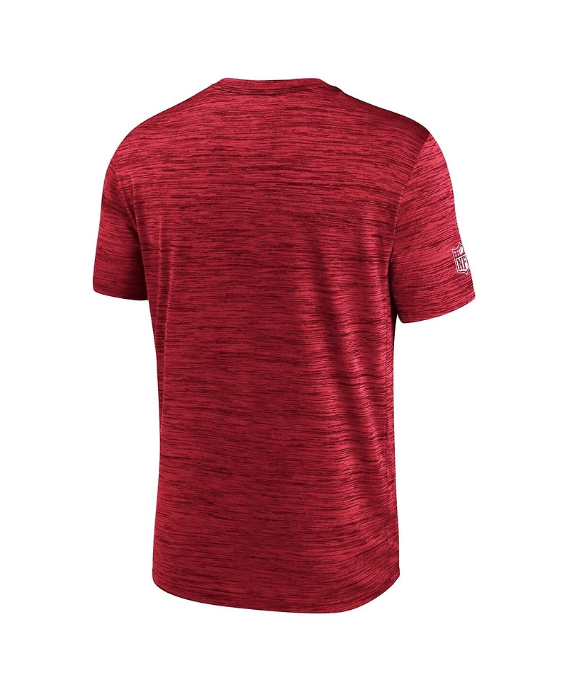 Nike Men's Cardinal Arizona Cardinals Sideline Velocity Performance T-Shirt