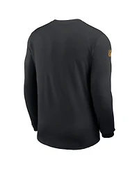 Nike Men's Minnesota Vikings Sideline Coach Uv Performance Long Sleeve T-Shirt