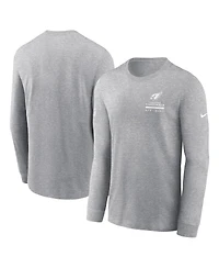 Nike Men's Gray Arizona Cardinals Sideline Performance Long Sleeve T-Shirt