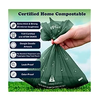 Walk Star Kit: 3-in-1 Dog Bag & Bowl plus Matching 90 Refill Poop Bags