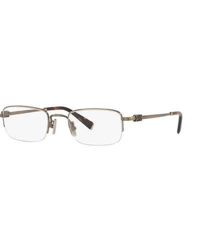 Miu Women's Rectangle Eyeglasses, Mu 52WV