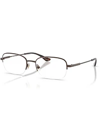 B by Brooks Brothers Men's Rectangle Eyeglasses, BB1121