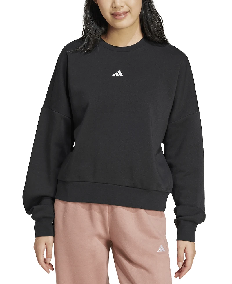 adidas Women's Essentials Crewneck Small-Logo Sweatshirt