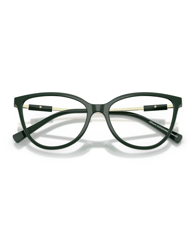 Armani Exchange Women's Cat Eye Eyeglasses, AX3128