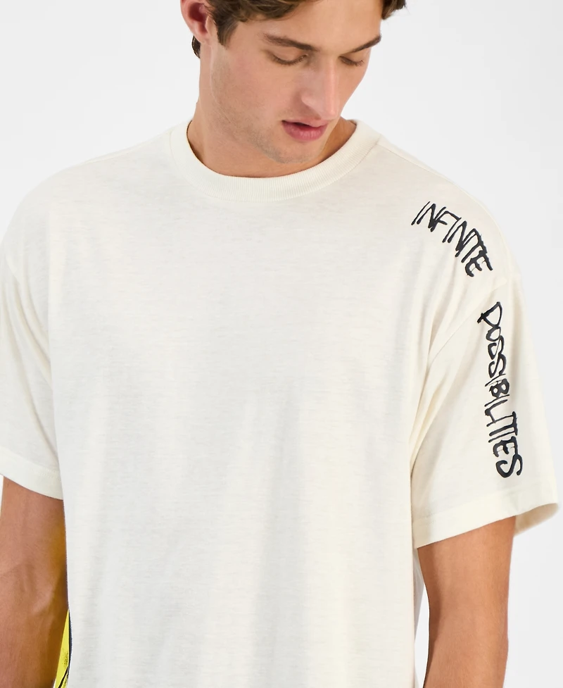 SmileyWorld Men's Smiley Infinite Possibilities Graphic T-Shirt