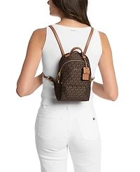 Michael Michael Kors Sable Extra Small Signature Logo Convertible Messenger Backpack