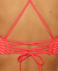 Becca Womens Connect Underwire Bikini Top Hipster Bottoms