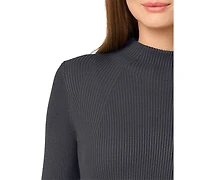 Melissa Paige Women's Mock-Neck Rib-Knit Sweater