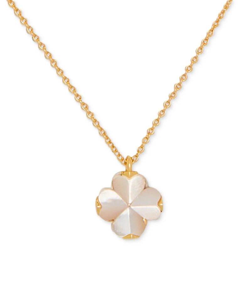 kate spade new york Gold-Tone Mini Pendant Necklace, 16" + 3" extender