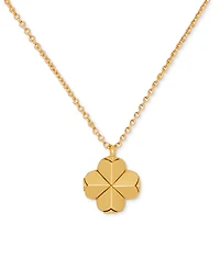 kate spade new york Gold-Tone Mini Pendant Necklace, 16" + 3" extender