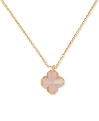 kate spade new york Gold-Tone Mini Pendant Necklace, 16" + 3" extender