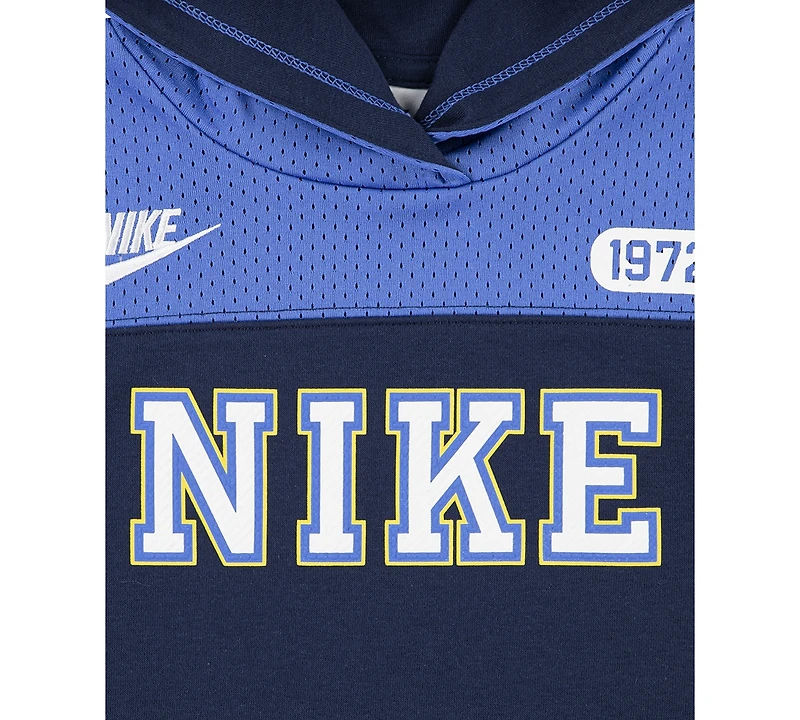 Nike Little Boys 2-Piecs Sportswear P.e. Blocked Pullover & Pant Set
