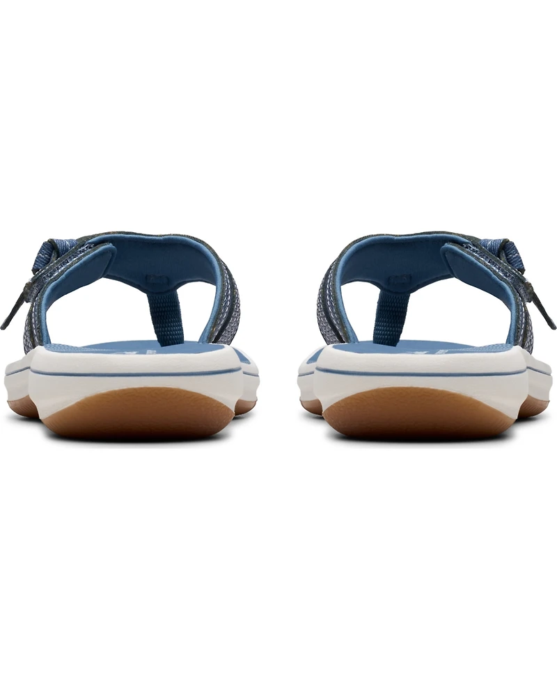 Clarks Women's Cloudsteppers Breeze Dalia Rip Tape Sandals