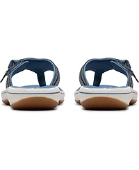 Clarks Women's Cloudsteppers Breeze Dalia Rip Tape Sandals