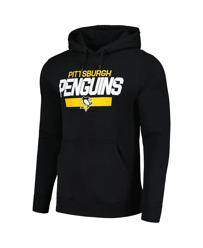 LevelWear Men's Sidney Crosby Black Pittsburgh Penguins Podium Name Number Pullover Hoodie