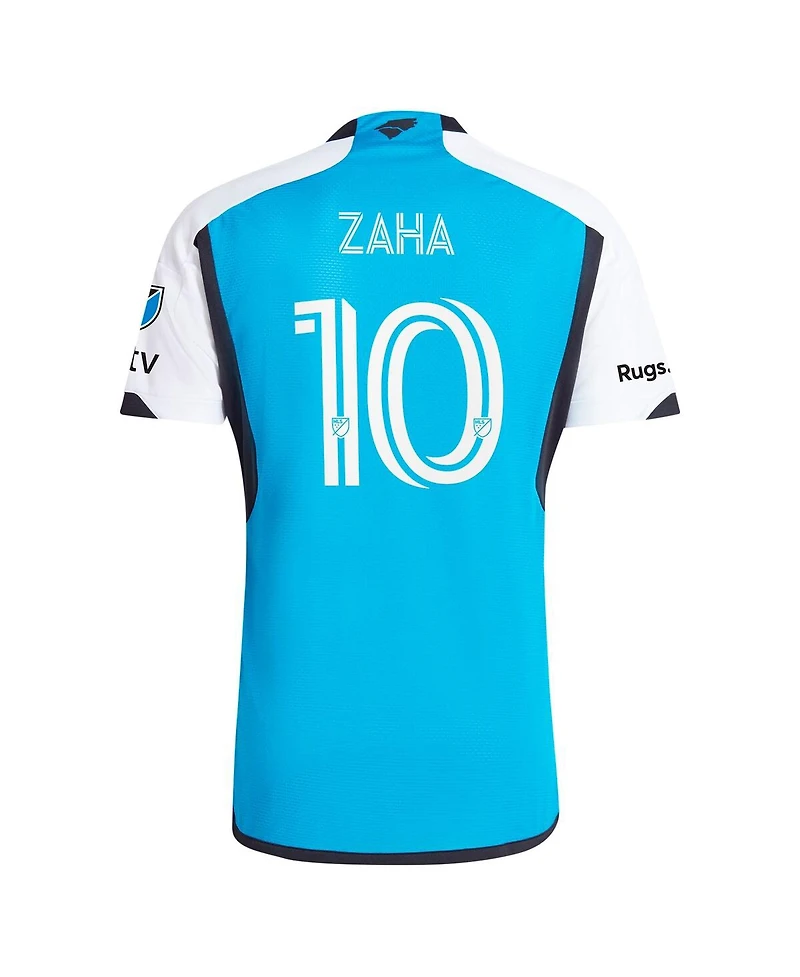 Adidas Men's Wilfried Zaha Blue Charlotte Fc 2024 the Carolina Kit: Explore Authentic Player Jersey