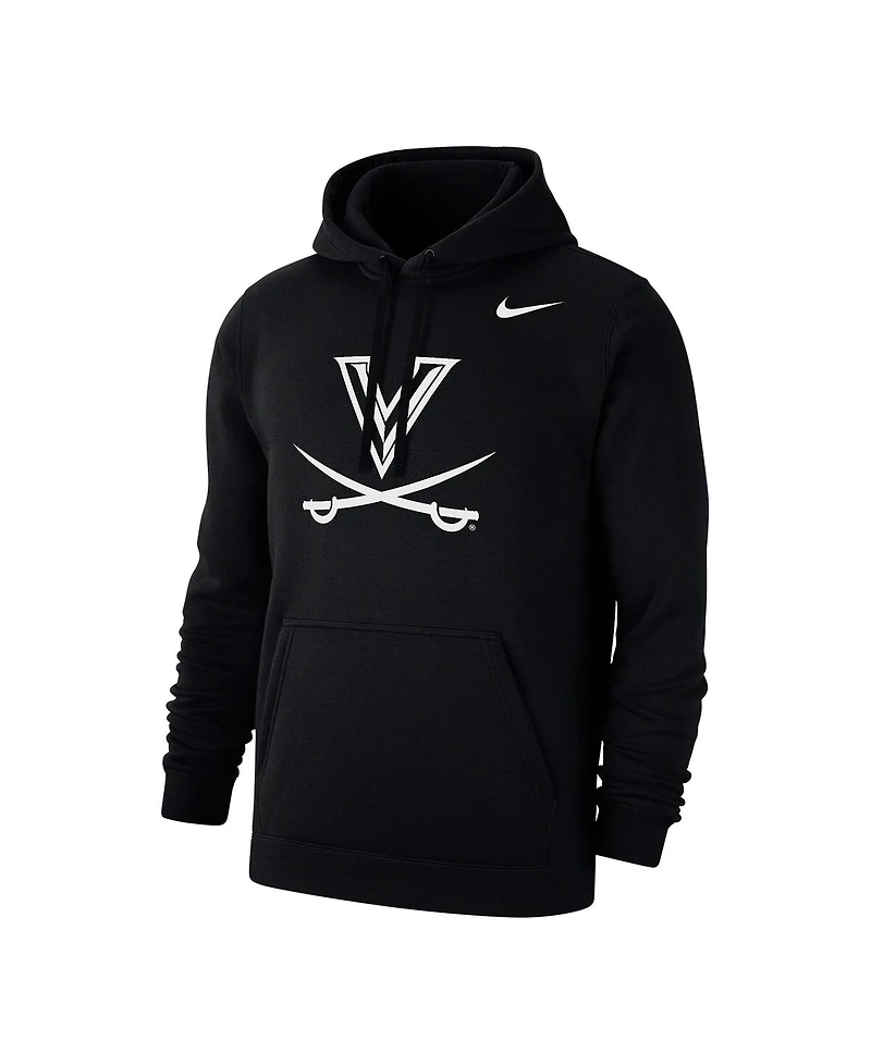 Nike Men's Black Virginia Cavaliers Primary Club Fleece Pullover Hoodie