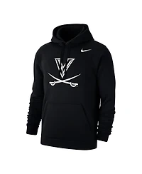 Nike Men's Black Virginia Cavaliers Primary Club Fleece Pullover Hoodie