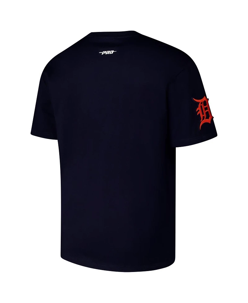 Pro Standard Men's Navy Detroit Tigers Turn It Up Dropped Shoulder T-Shirt