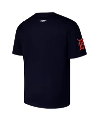 Pro Standard Men's Navy Detroit Tigers Turn It Up Dropped Shoulder T-Shirt