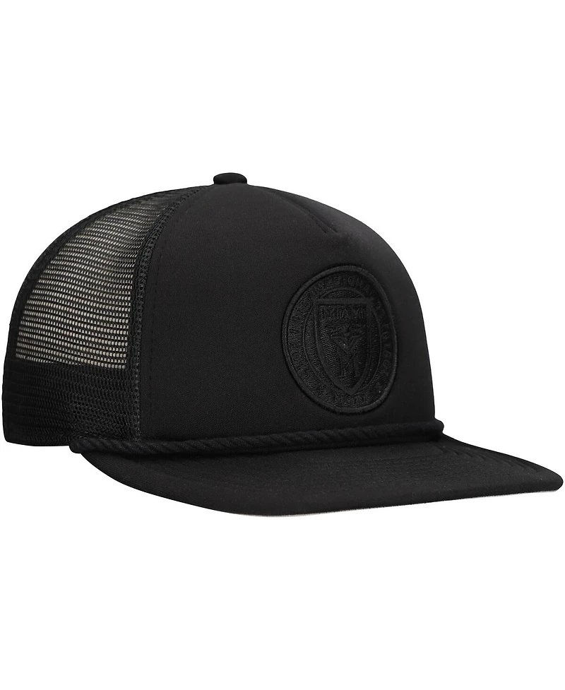 New Era Men's Black Inter Miami Cf Active Tone Golfer Snapback Hat