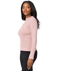 Melissa Paige Women's Mock-Neck Rib-Knit Sweater