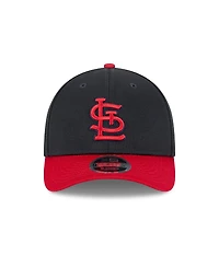 New Era Men's Red/Black St. Louis Cardinals 2025 Batting Practice 9FORTY M-Crown Adjustable Hat