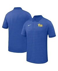 Nike Men's Royal Pitt Panthers 2025 Early Season Coaches Sideline Victory Stripe Performance Polo Shirt
