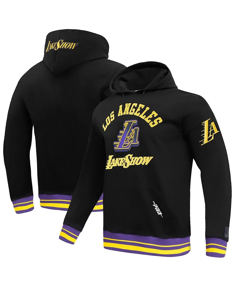 Pro Standard Men's Black Los Angeles Lakers 2024/25 City Edition Pullover Hoodie