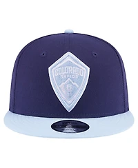 New Era Men's Navy Colorado Rapids Color Pack Two-Tone 9FIFTY Snapback Hat