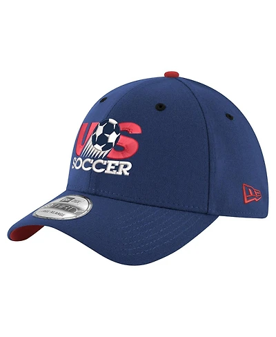New Era Men's Navy Usmnt 1986 Retro 39THIRTY Flex Hat