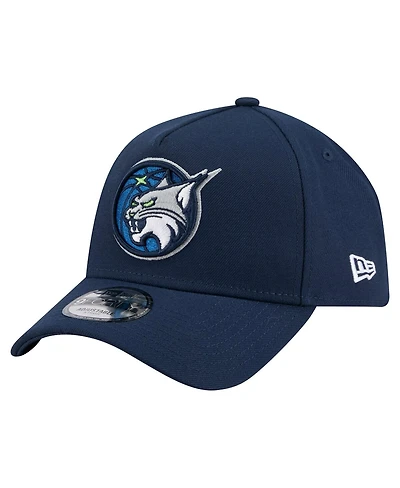 New Era Men's Navy Minnesota Lynx Core Logo A-Frame 9FORTY Adjustable Hat