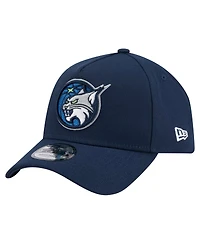 New Era Men's Navy Minnesota Lynx Core Logo A-Frame 9FORTY Adjustable Hat