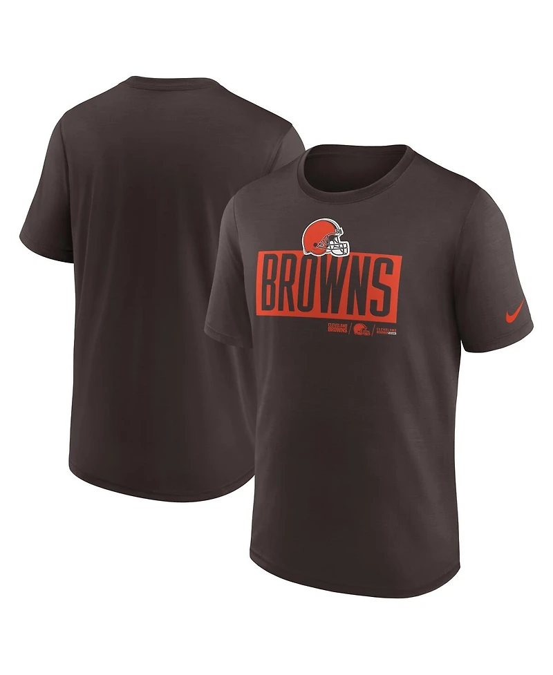 Nike Men's Brown Cleveland Browns Exceed Performance T-Shirt