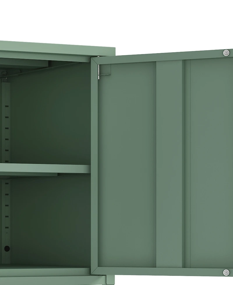 Manhattan Comfort Ava 23.6" Modern 2-Shelf Accent Cabinet