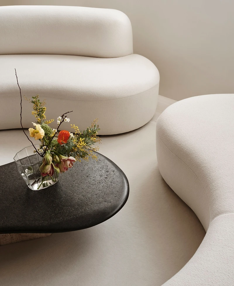 Orrefors Reed Low Vase