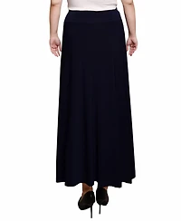 Ny Collection Petite Wide Yoked Maxi Skirt